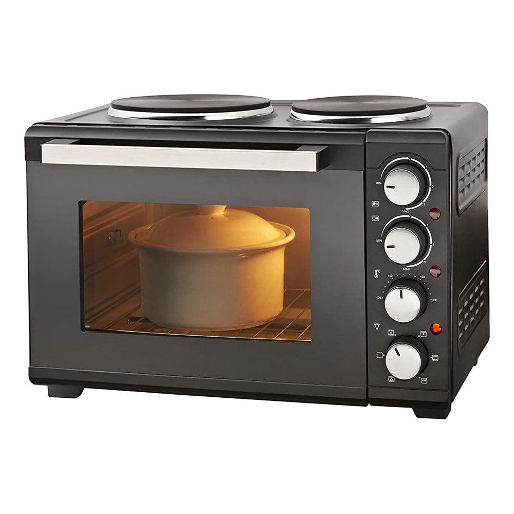 Quest Twin Hob Convection Table Top Oven | 35379