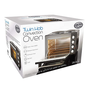 Quest Twin Hob Convection Table Top Oven | 35379