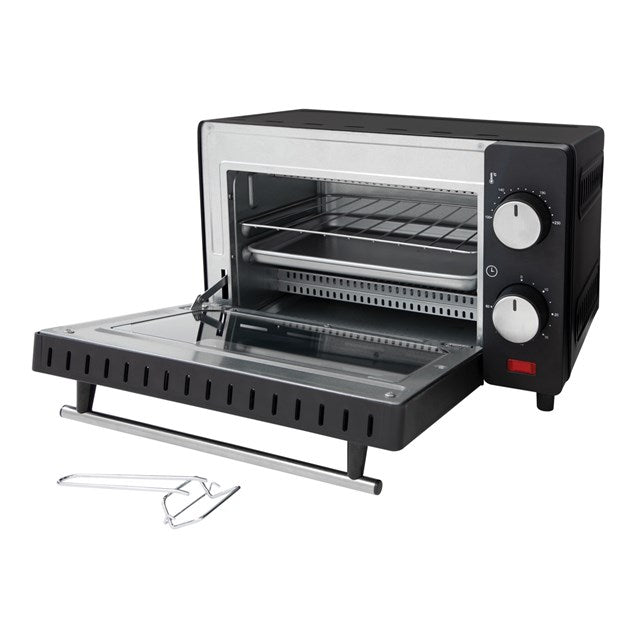 Quest Table Top Compact Oven 9 Litre 650W - Black | 35409A