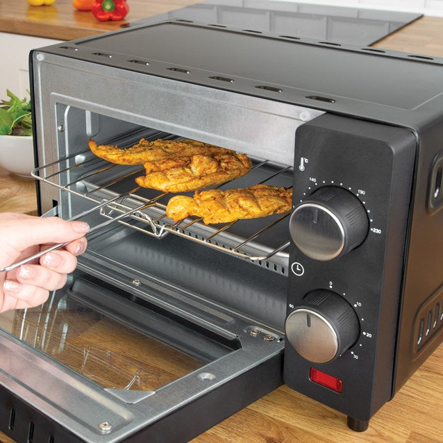 Quest Table Top Compact Oven 9 Litre 650W - Black | 35409A