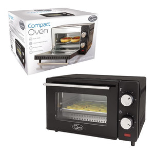 Quest Table Top Compact Oven 9 Litre 650W - Black | 35409A