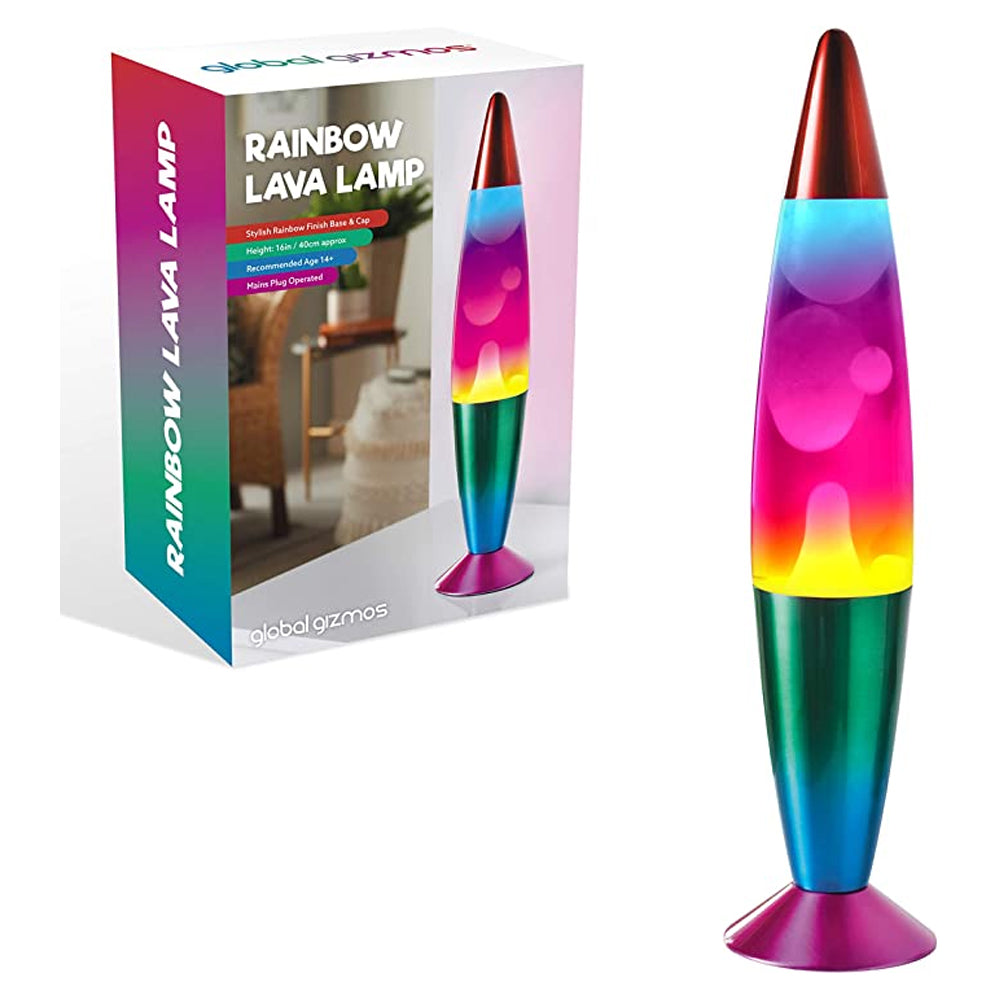 Global Gizamos 16" Rainbow Lava Lamp | 55149