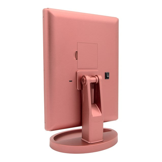 Bauer LED Foldable Vanity Mirror - Rose Gold | 62139