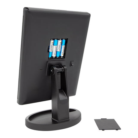 Bauer LED Foldable Vanity Mirror - Black | 62149