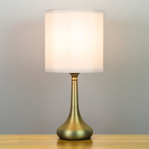 Anika Sarav Touch Lamp with Brass Base | 62359