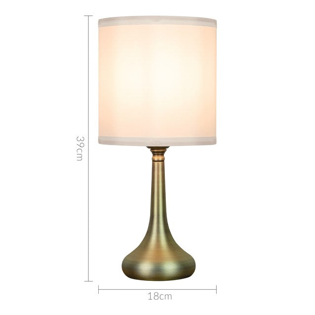 Anika Sarav Touch Lamp with Brass Base | 62359