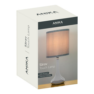 Anika Touch Lamp with Chrome Base | 62369