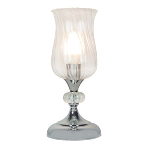 Anika Hurricane Table Lamp - Chrome Base | 62519