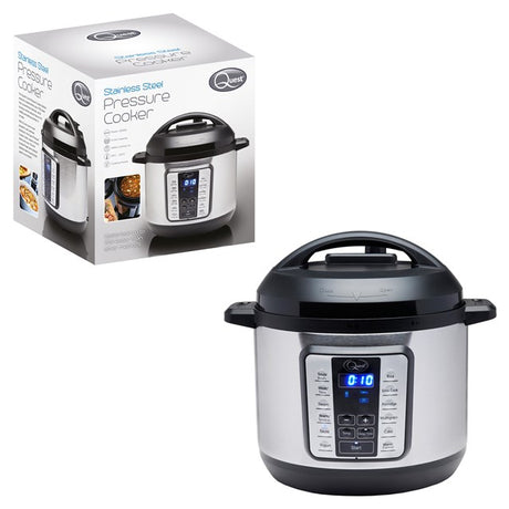 Quest Pressure Cooker 6 Litre - Stainless Steel | 63009