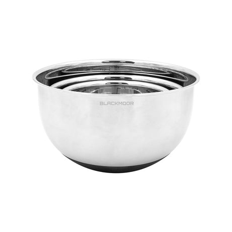 Blackmoor Anti Skid Mixing Bowls 16cm 20cm 24cm - Stainless Steel | 65109