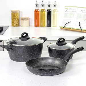 Blackmoor Home Pan Set Hybrid Stone Non Stick Pans | 68179