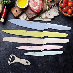 Blackmoor Home 6 Piece Knife Set includes Ceramic Peeler | 69640