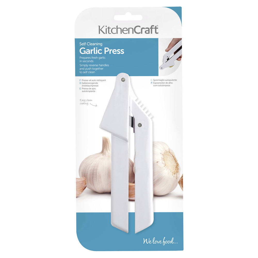 Kitchencraft Plastic Garlic Press | KCGARLIC