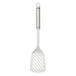 KitchenCraft Oval Handled Stainless Steel Slotted Turner | KCPROST
