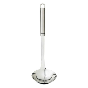 KitchenCraft Oval Handled Professional Stainless Steel Large Ladle | KCPROGL