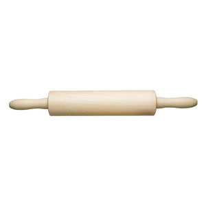 KitchenCraft Beech Wood Revolving 44cm Rolling Pin | KCREVPIN