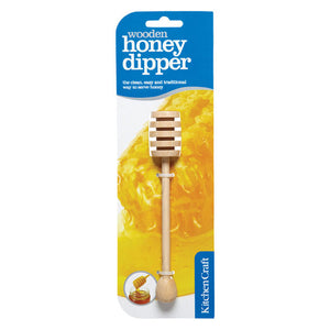KitchenCraft Wooden Honey Dipper | KCDIP