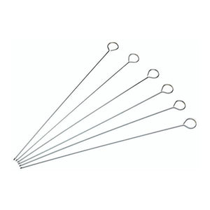 KitchenCraft Pack of Six 20cm Flat Sided Skewers | KCSKEWER20