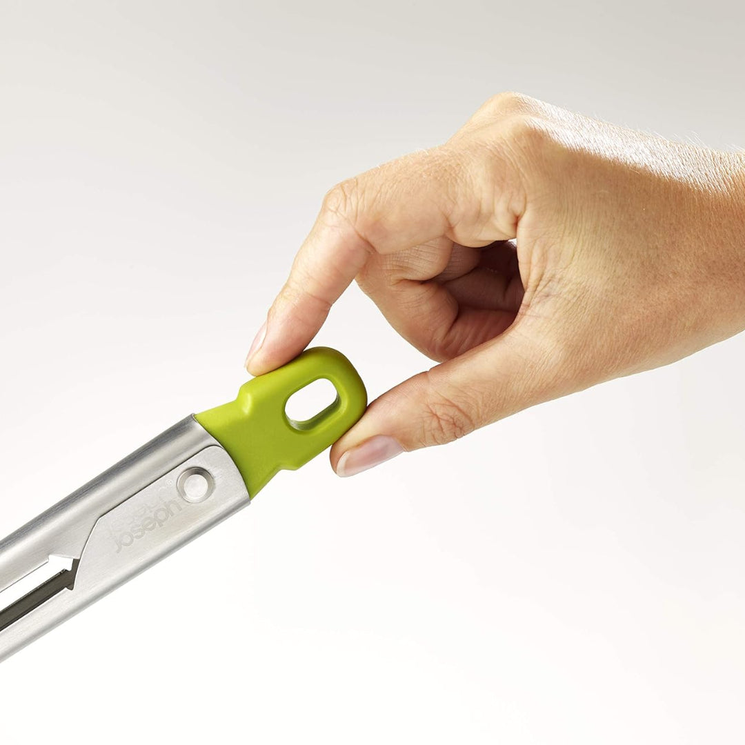 Joseph Joseph Elevate Steel Slimline Tongs - Green | 10536