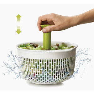 Joseph Joseph Spindola Salad Spinning Colander - Green / White | 20185