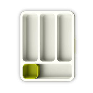 Joseph Joseph DrawerStore Expandable Cutlery Tray - Green / White | 85041