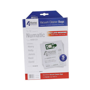 Henry Hetty Numatic Microfibre Vacuum Bags 5 Pack | EXSMFB373