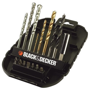 Black & Decker Mixed Drilling & Screwdriving Drill Bit Set | A7186-XJ
