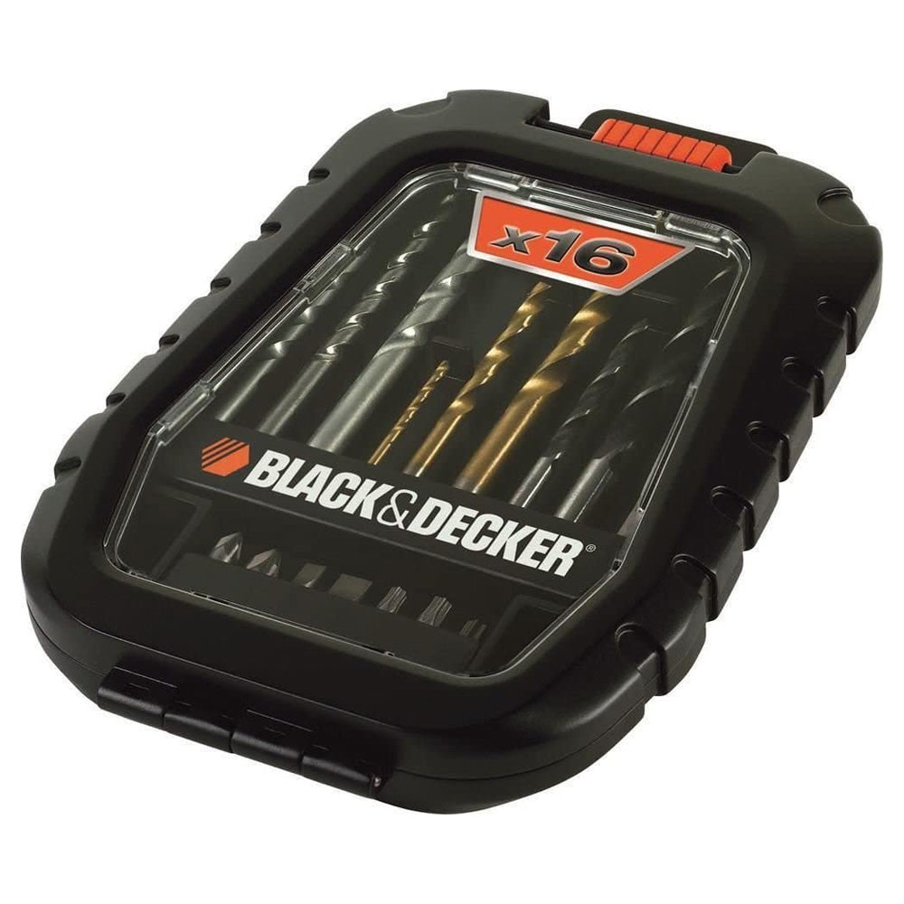 Black & Decker Mixed Drilling & Screwdriving Drill Bit Set | A7186-XJ