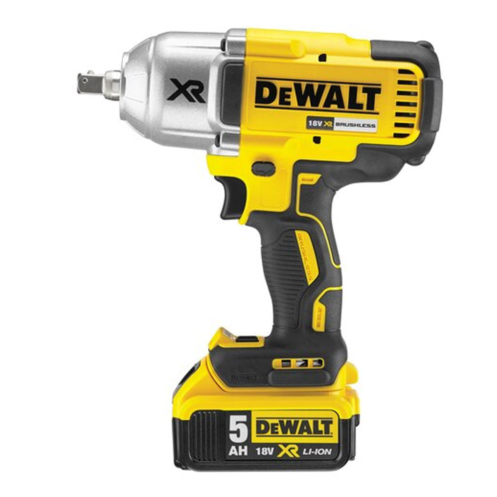 Dewalt XR 1/2in Brushless High Torque Impact Wrench 18V 2 x 5.0Ah Li-ion | DCF899P2