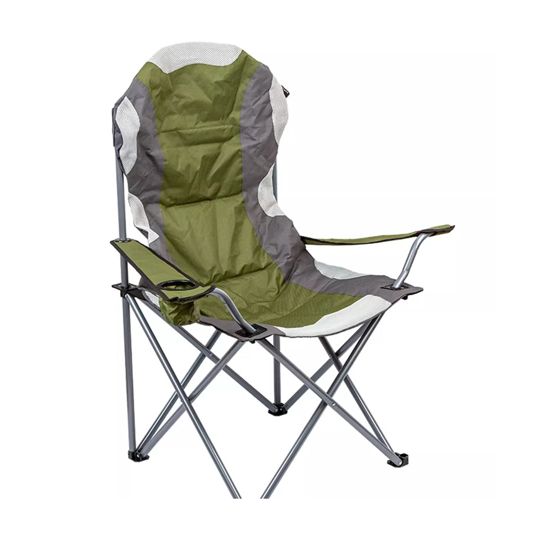 Summit Berkley Padded Relaxer High Back Camping Chair - Forest Green | 633109