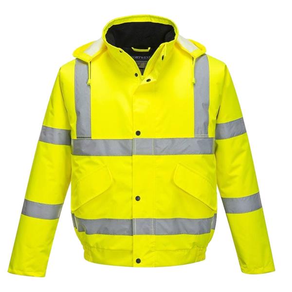 Portwest Hi-Vis Bomber Jacket - Yellow