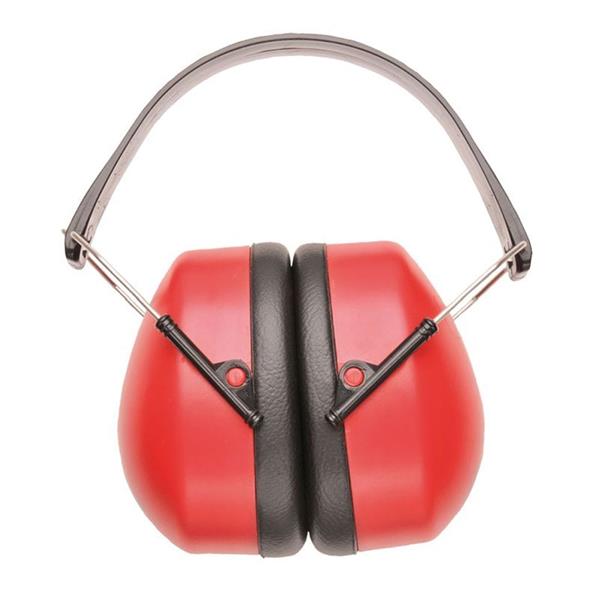 Portwest Super HV Ear Protector Ear Muffs - Red | PW41RER