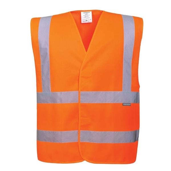 Portwest  Hi-Vis Two Band & Brace Vest - Orange