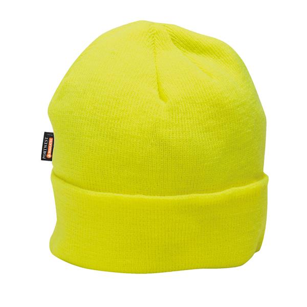 Portwest Knitted Cap Insulatex Lined - Hi-Vis Yellow | B013YER