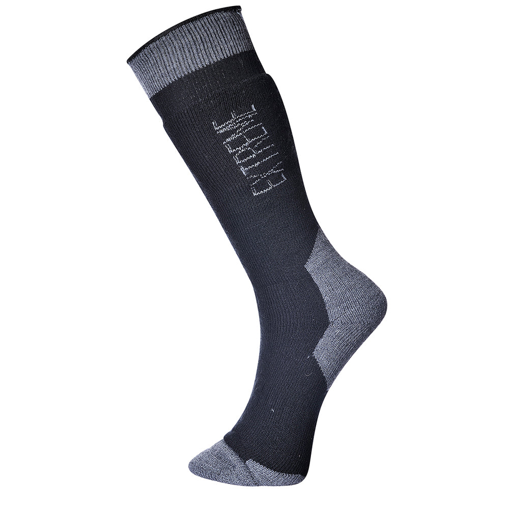 Portwest Extreme Cold Weather Sock - Black/Grey