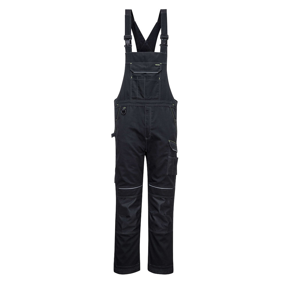 Portwest PW3 Work Bib & Brace - Black | PW346BKRM