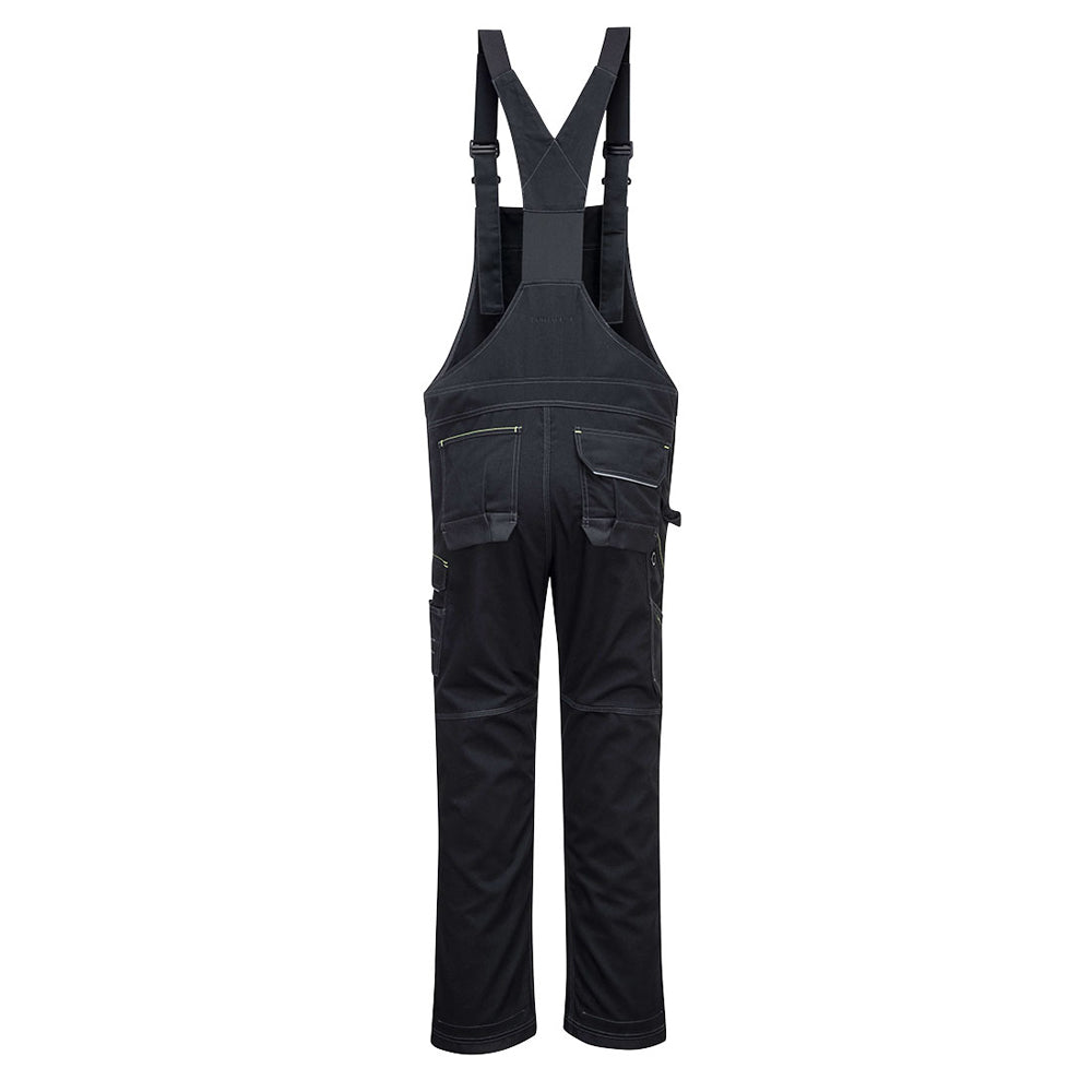 Portwest PW3 Work Bib & Brace - Black | PW346BKRM