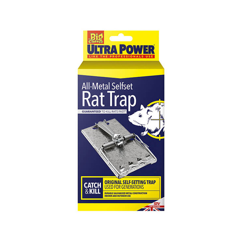 Big Cheese Ultra Power All-Metal Selfset Rat Trap | STV169