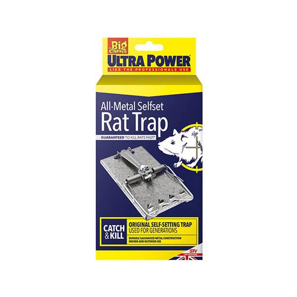 Big Cheese Ultra Power All-Metal Selfset Rat Trap | STV169