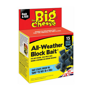 Big Cheese All-Weather Block Bait 15 x 10g | STV212