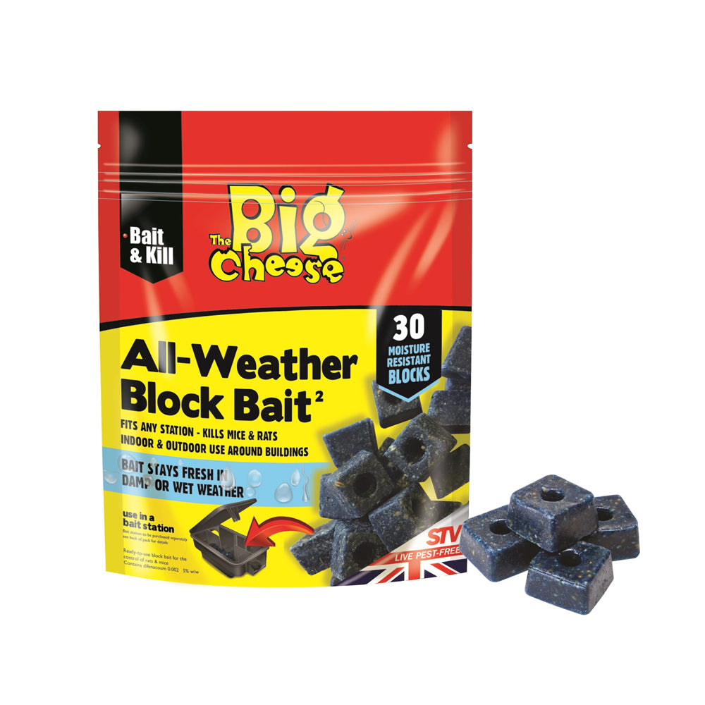 Big Cheese All-Weather Block Bait 30 x 10g | STV213