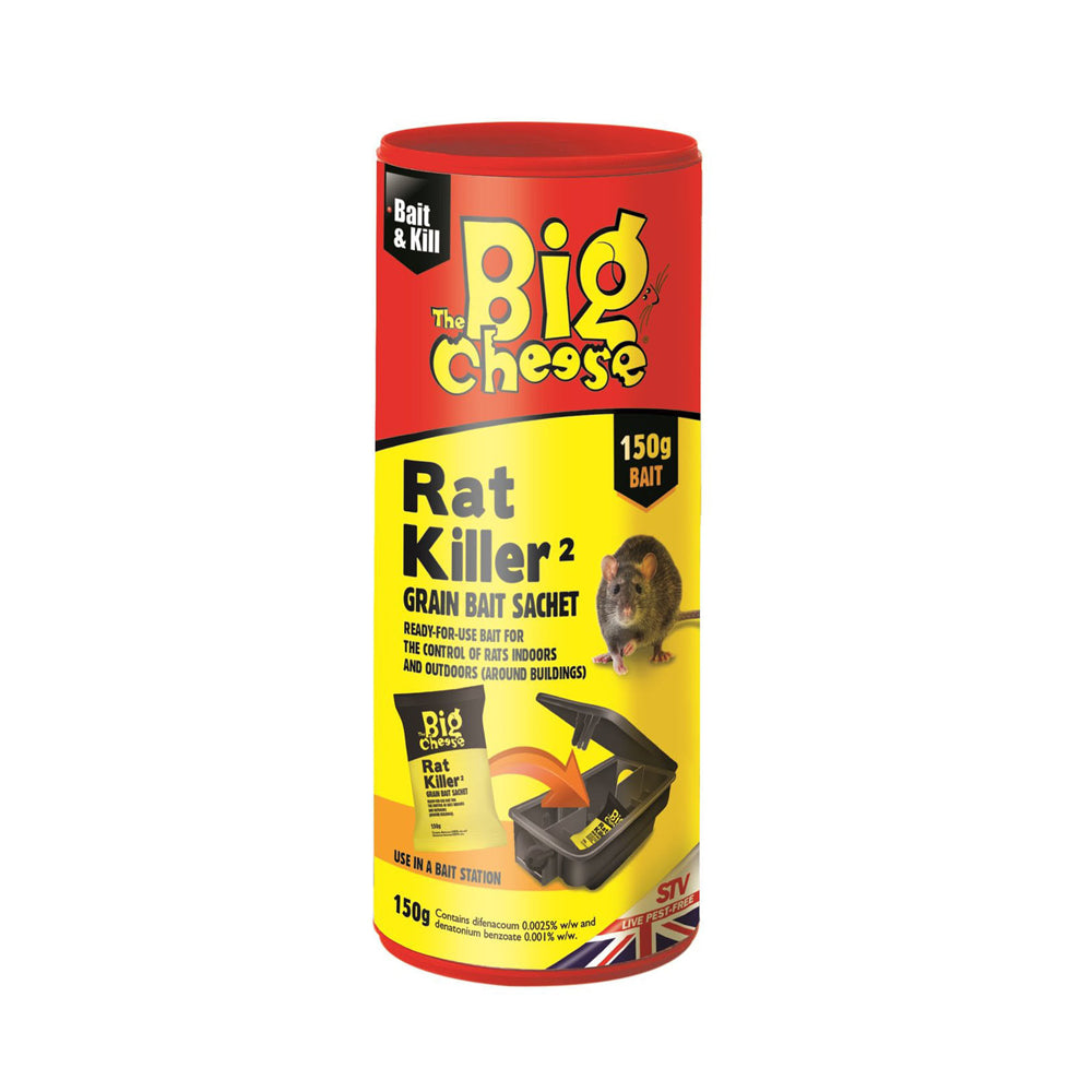 Big Cheese Rat Killer Grain Bait Sachet 150g | STV224