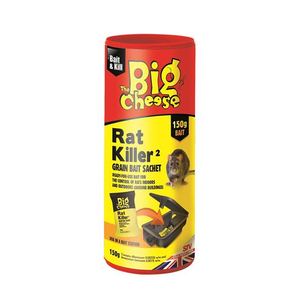 Big Cheese Rat Killer Grain Bait Sachet 150g | STV224