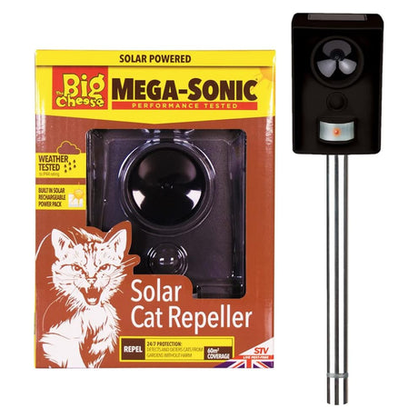 Big Cheese Mega Sonic Cat Repeller Scarer | STV606