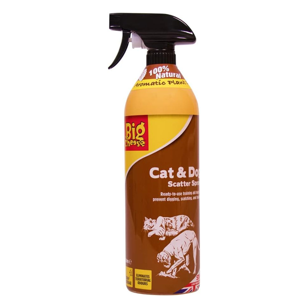 Big Cheese Cat & Dog Scatter Spray 1 Litre | STV623