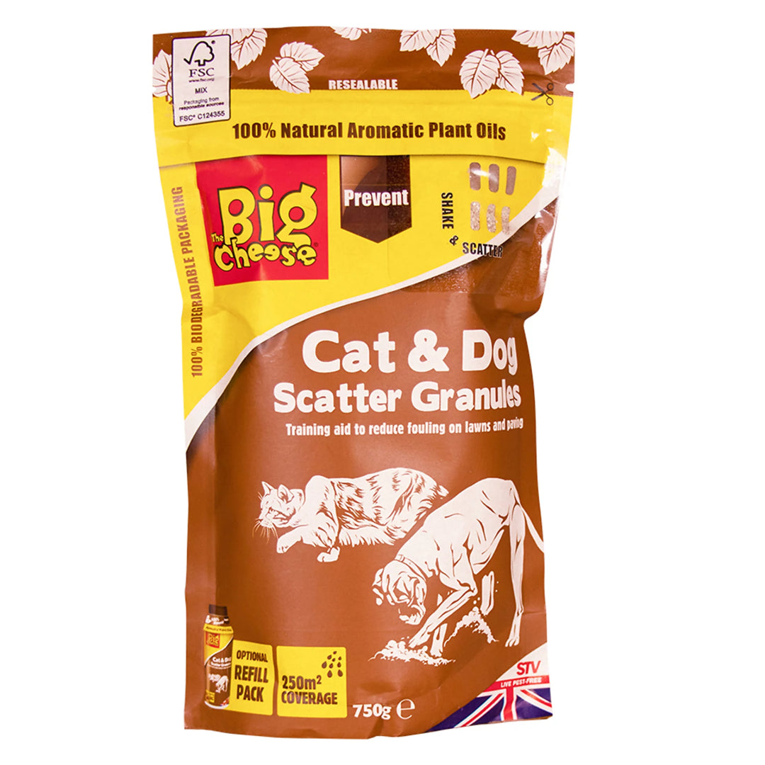 Big Cheese Cat and Dog Scatter Granules 750g | STV631