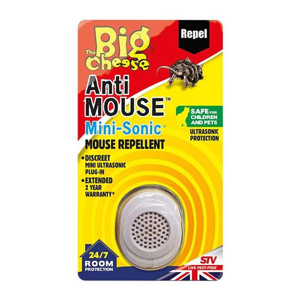 Big Cheese Anti Mouse Mini-Sonic Mouse Repellent | STV826