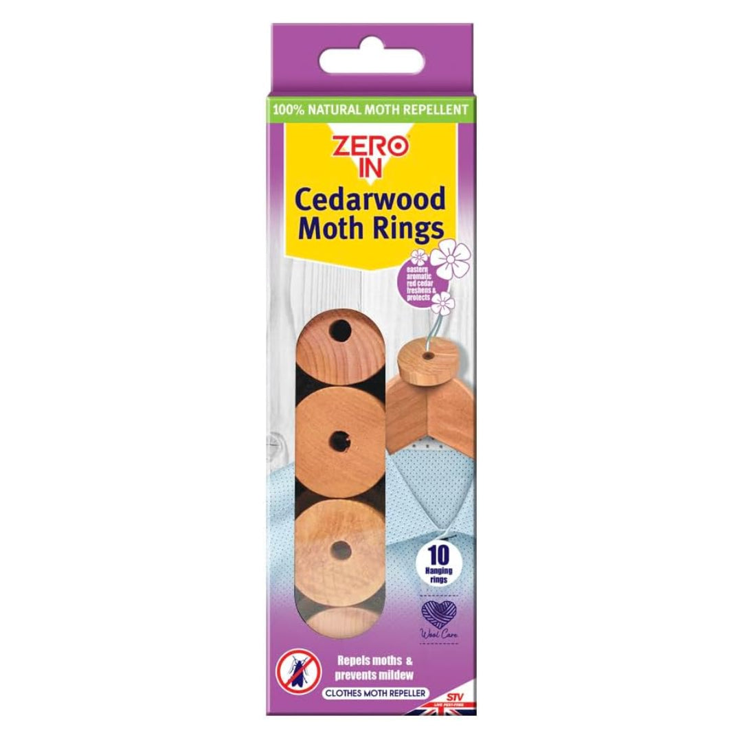 Zero In Cedarwood Moth Rings 10 Pack | ZER035