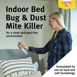 Zero In Bed Bug and Dust Mite Killer Spray 300ml | ZER968