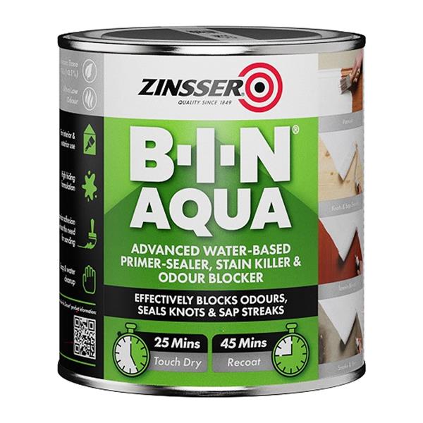 Zinsser BIN Aqua Primer Water Based 500ml | ZN615042